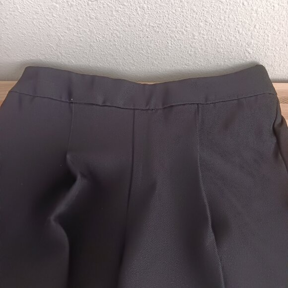 Isaac Mizrahi Regular Timeless Twill Wide Leg Pants , Black more sizes a609901 - Picture 2 of 5